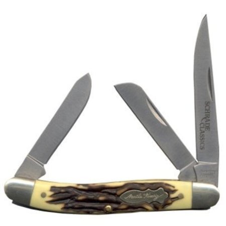 UNCLE HENRY Knife Folding 3 Blade 3-9/16In 897UH